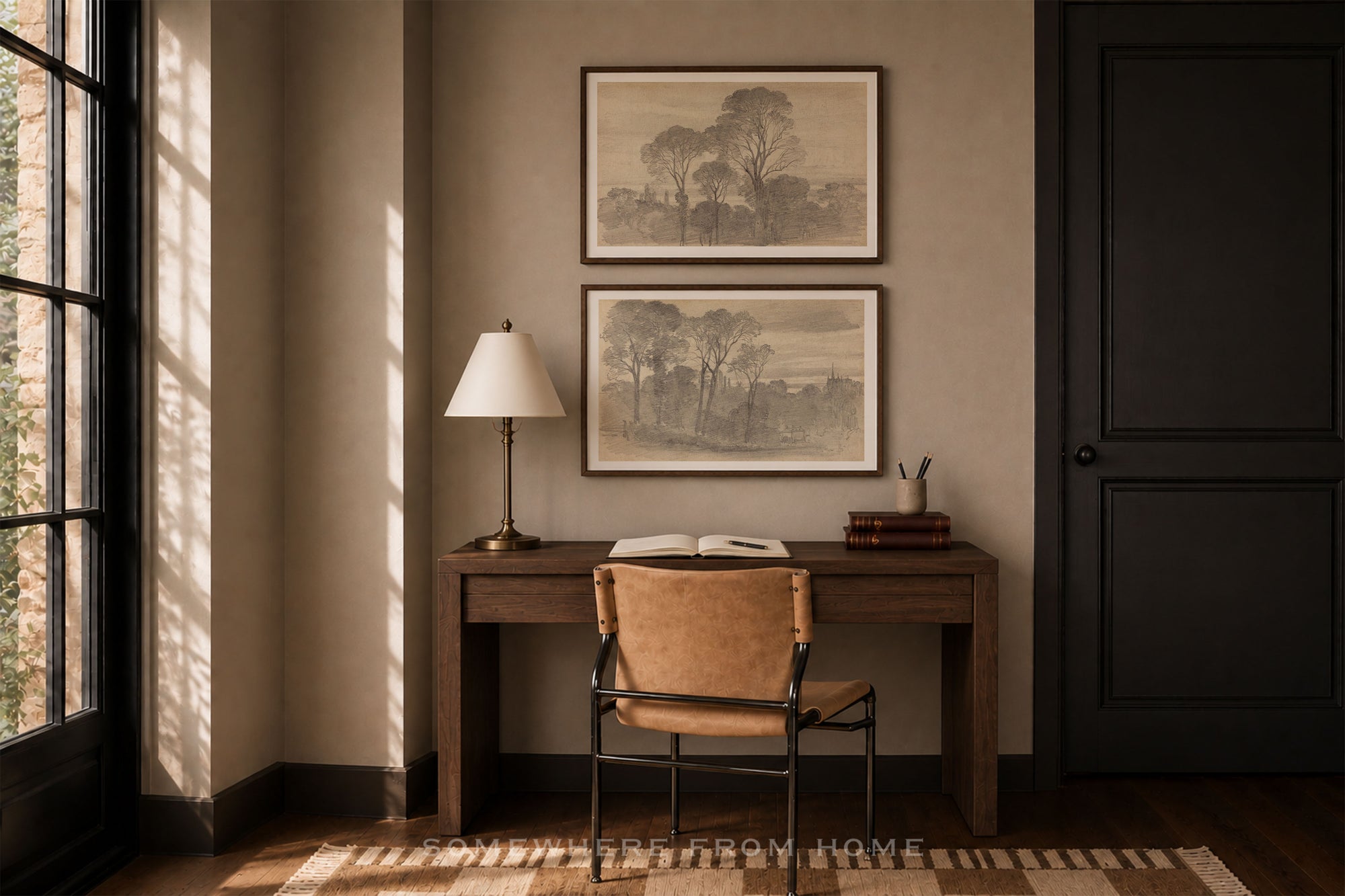 Tree Study Set of 2