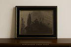 Bronze Stillness - Moody Landscape Silhouette