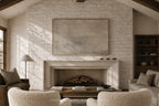 Earthen Quiet – Warm Neutral Textured Abstract Unframed Print