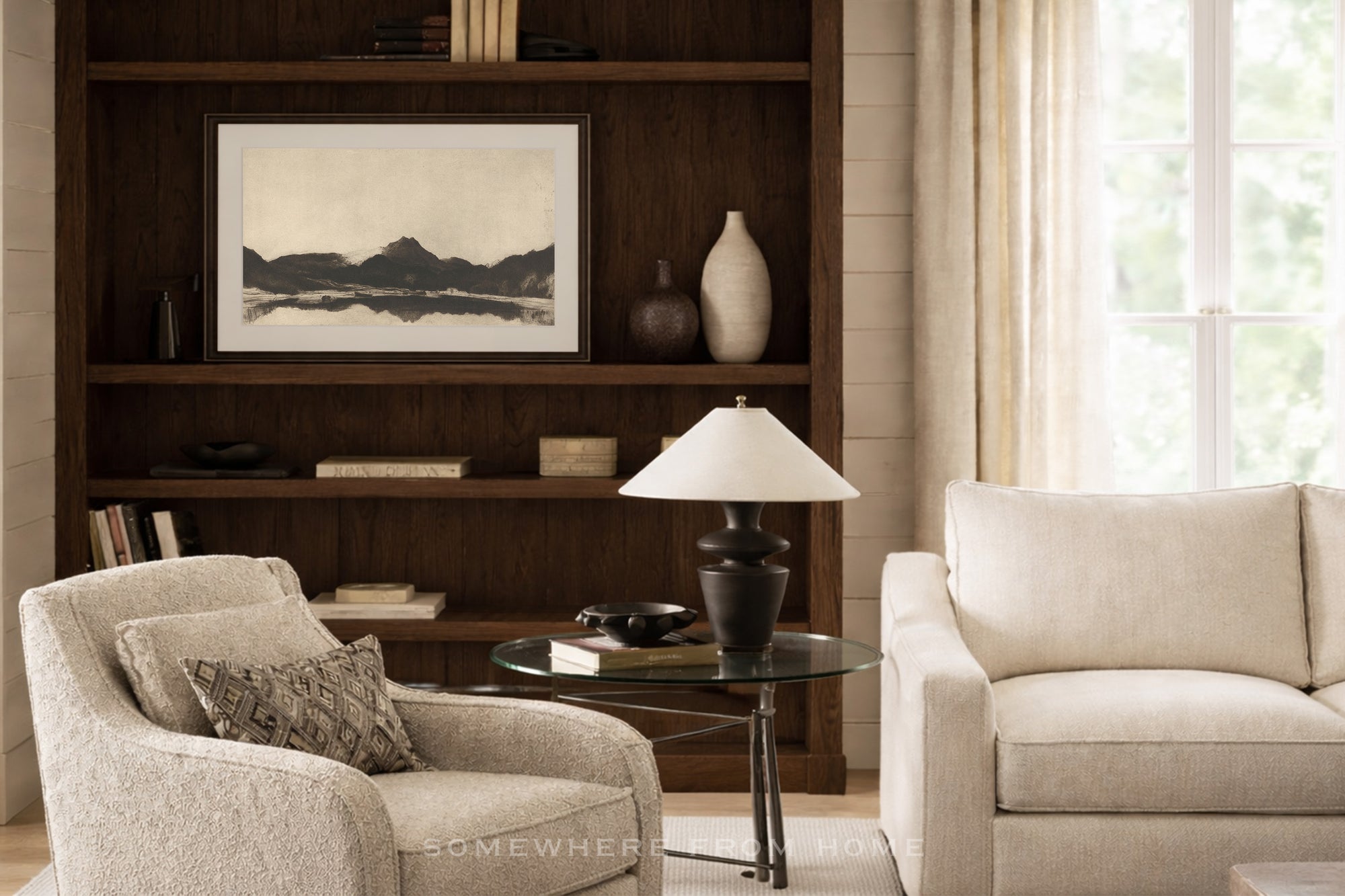 Ridge Study 1 - Moody Landscape Sketch