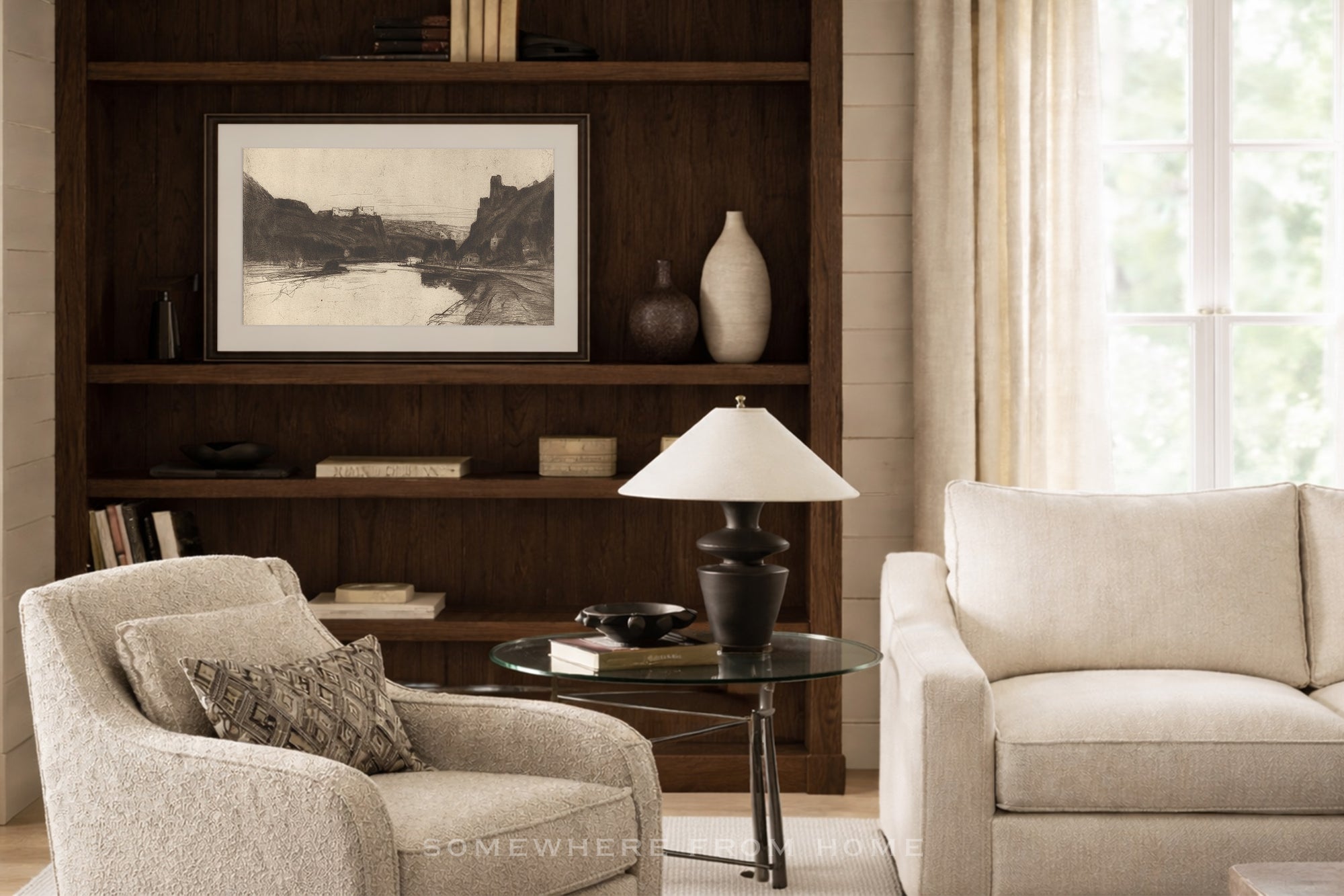 Ridge Study 2 - Moody Landscape Sketch