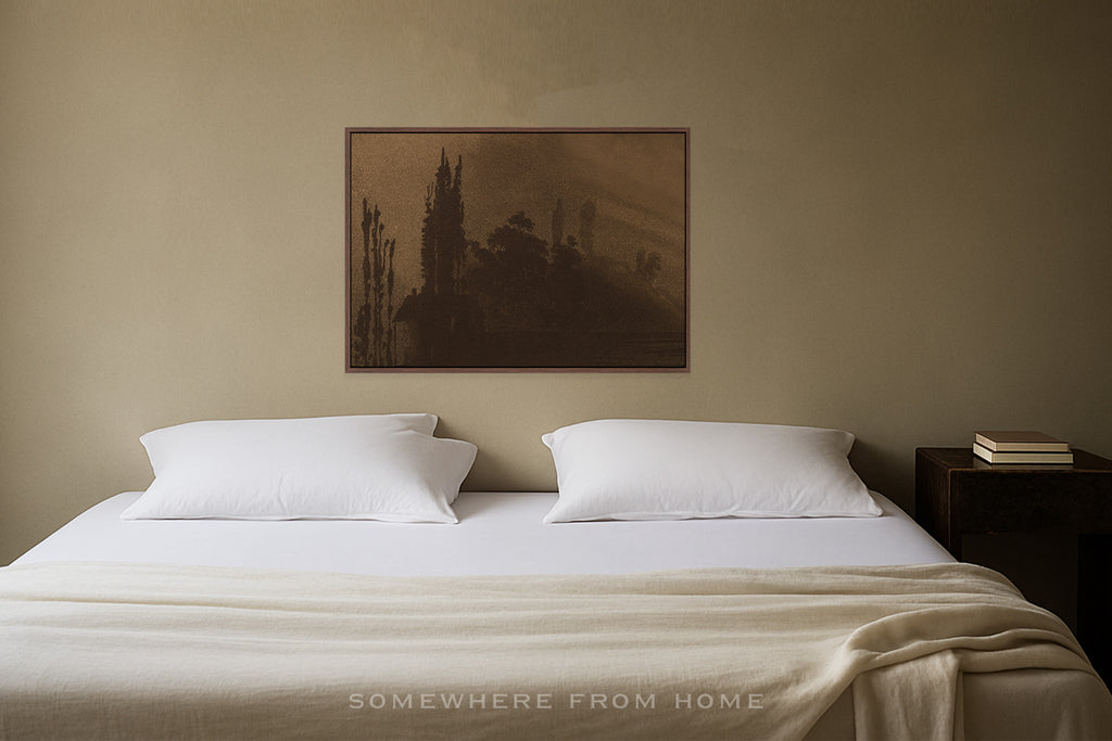 Bronze Stillness - Moody Landscape Silhouette