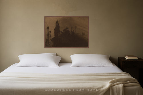 Bronze Stillness - Moody Landscape Silhouette