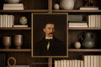 Quiet Gentleman - Vintage Portrait Painting