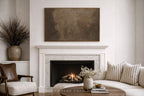 Umber Dusk - Moody Brown Abstract