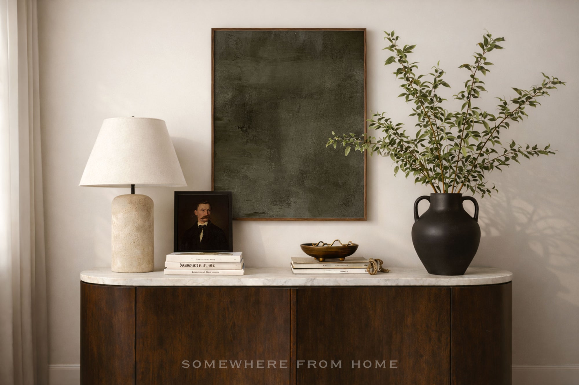 Quiet Gentleman - Vintage Portrait Painting