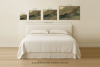 Sable Ridge - Watercolor Landscape Abstract