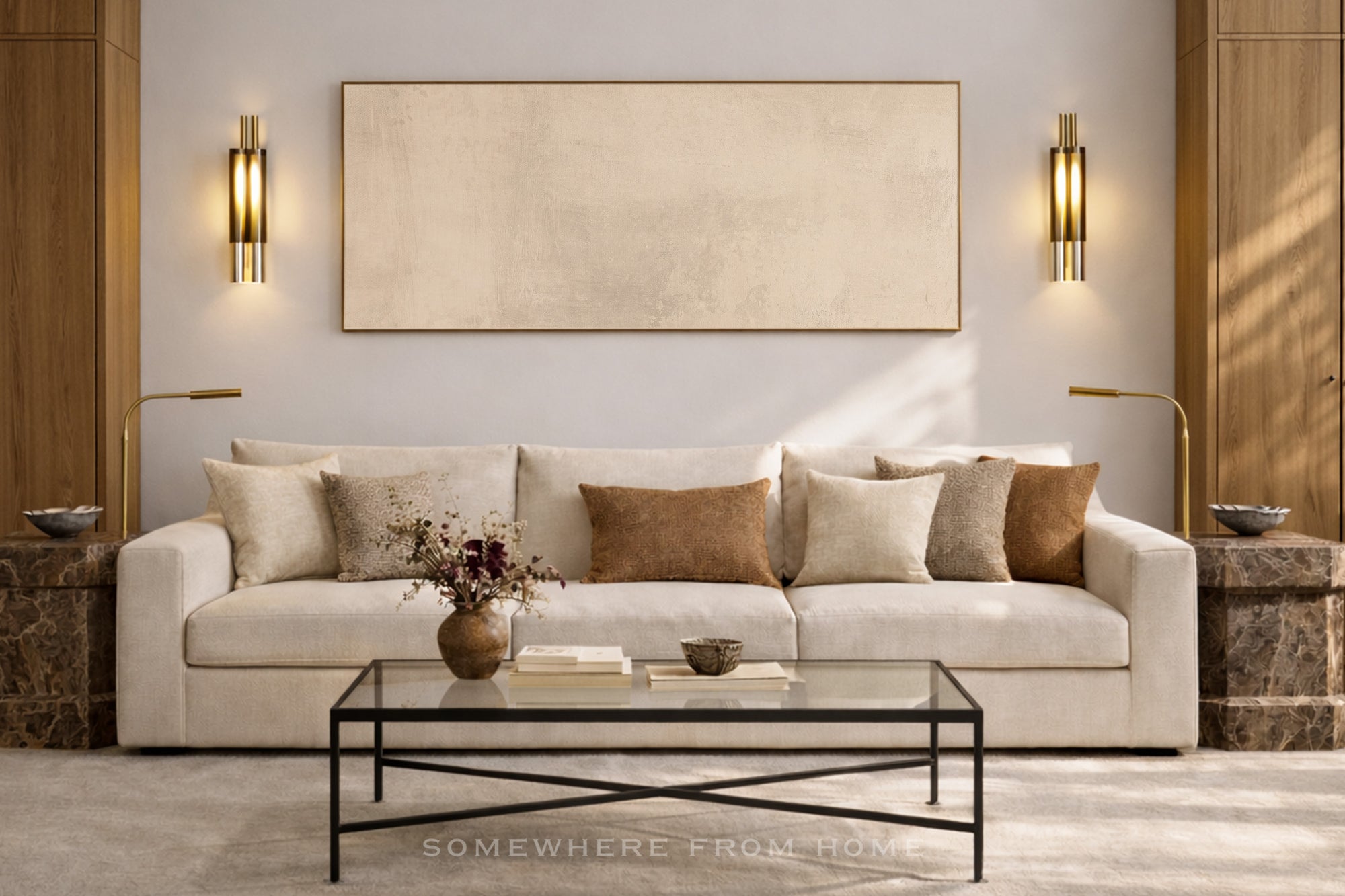 Linen Wash - Textured Neutral Abstract