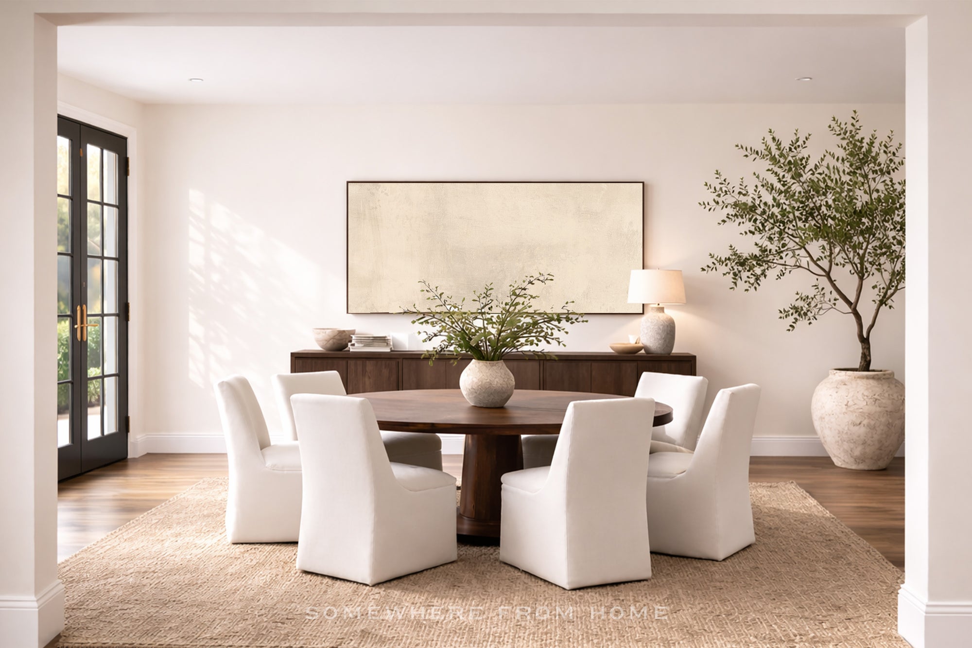 Linen Wash - Textured Neutral Abstract