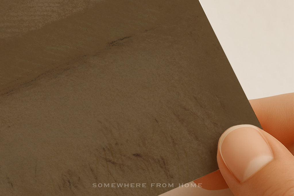 Autumn Haze – Moody Bronze Landscape