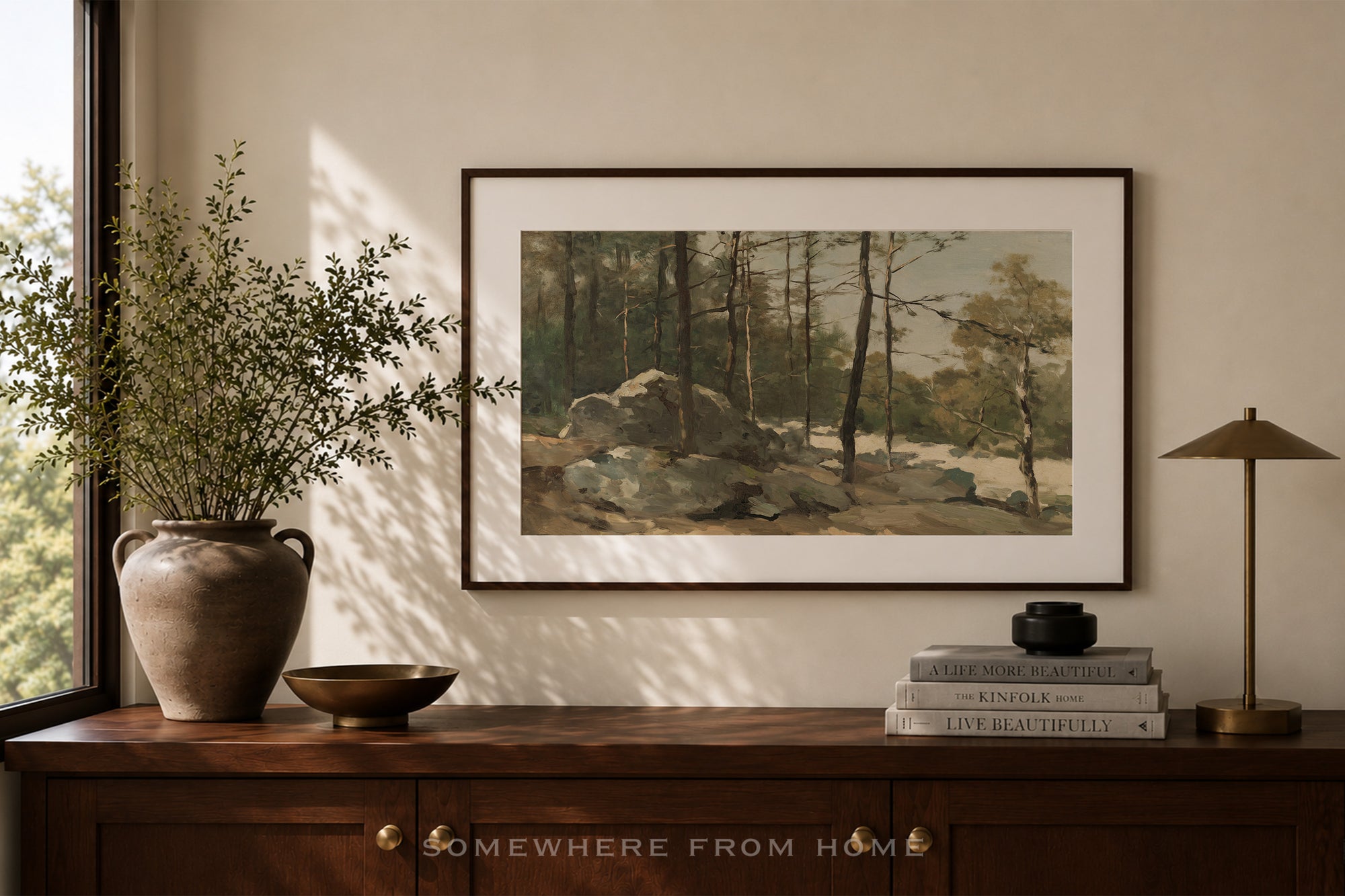 Quiet Pines - Vintage Forest Landscape