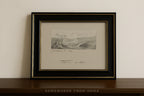 Terrain Study 2- Vintage Landscape Sketch
