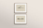 Terrain Study 2- Vintage Landscape Sketch