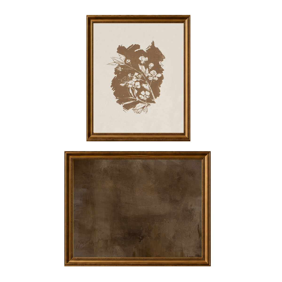 Floral and Abstract - Set of 2