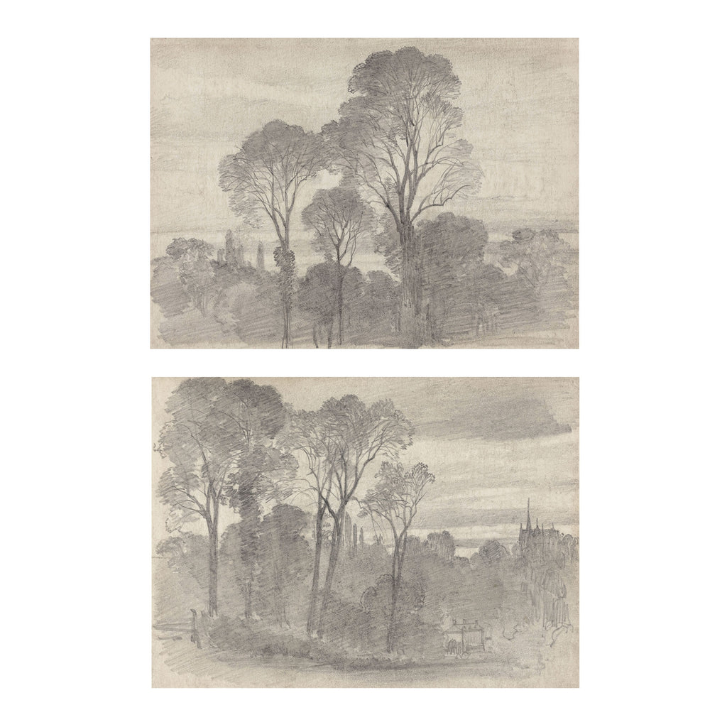 Tree Study Set of 2