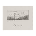 Terrain Study 6 - Vintage Landscape Sketch