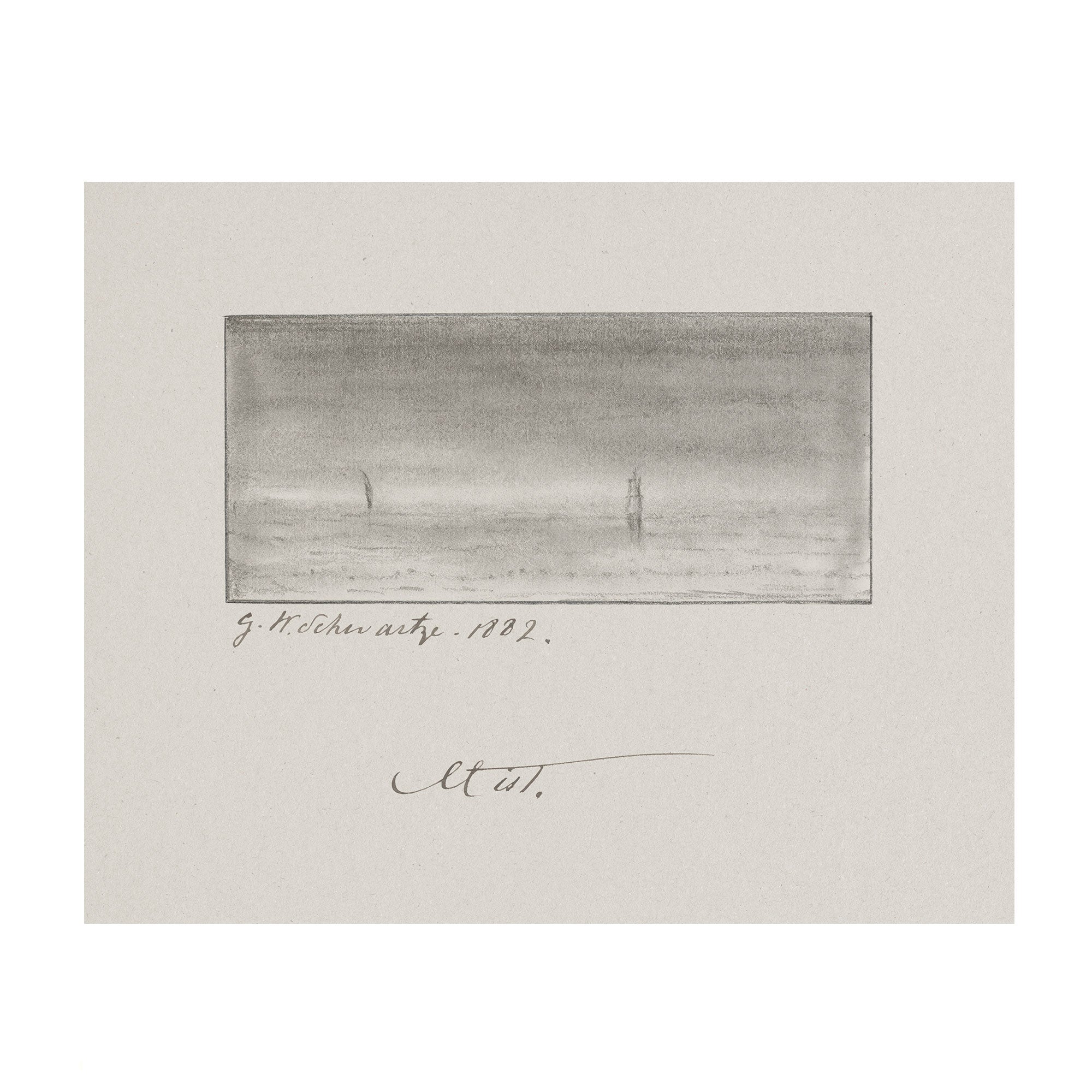 Terrain Study 3 - Vintage Landscape Sketch