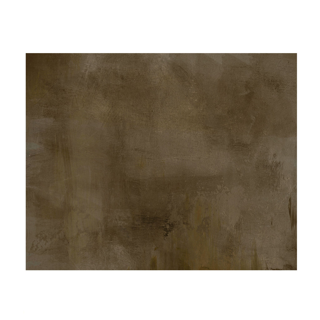 Burnished Horizon - Original Golden Brown Abstract Unframed Print