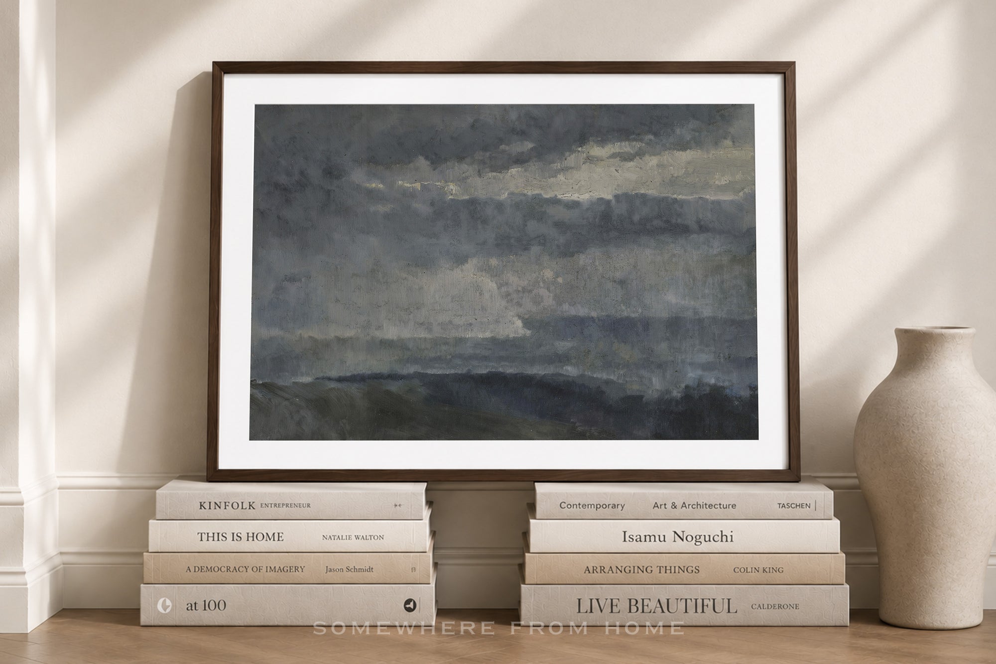Low Tide Sky - Moody Coastal Landscape
