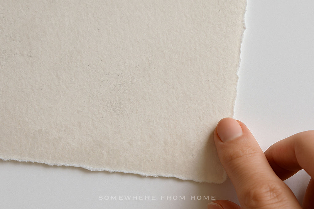 Linen Wash - Textured Neutral Abstract Unframed Print