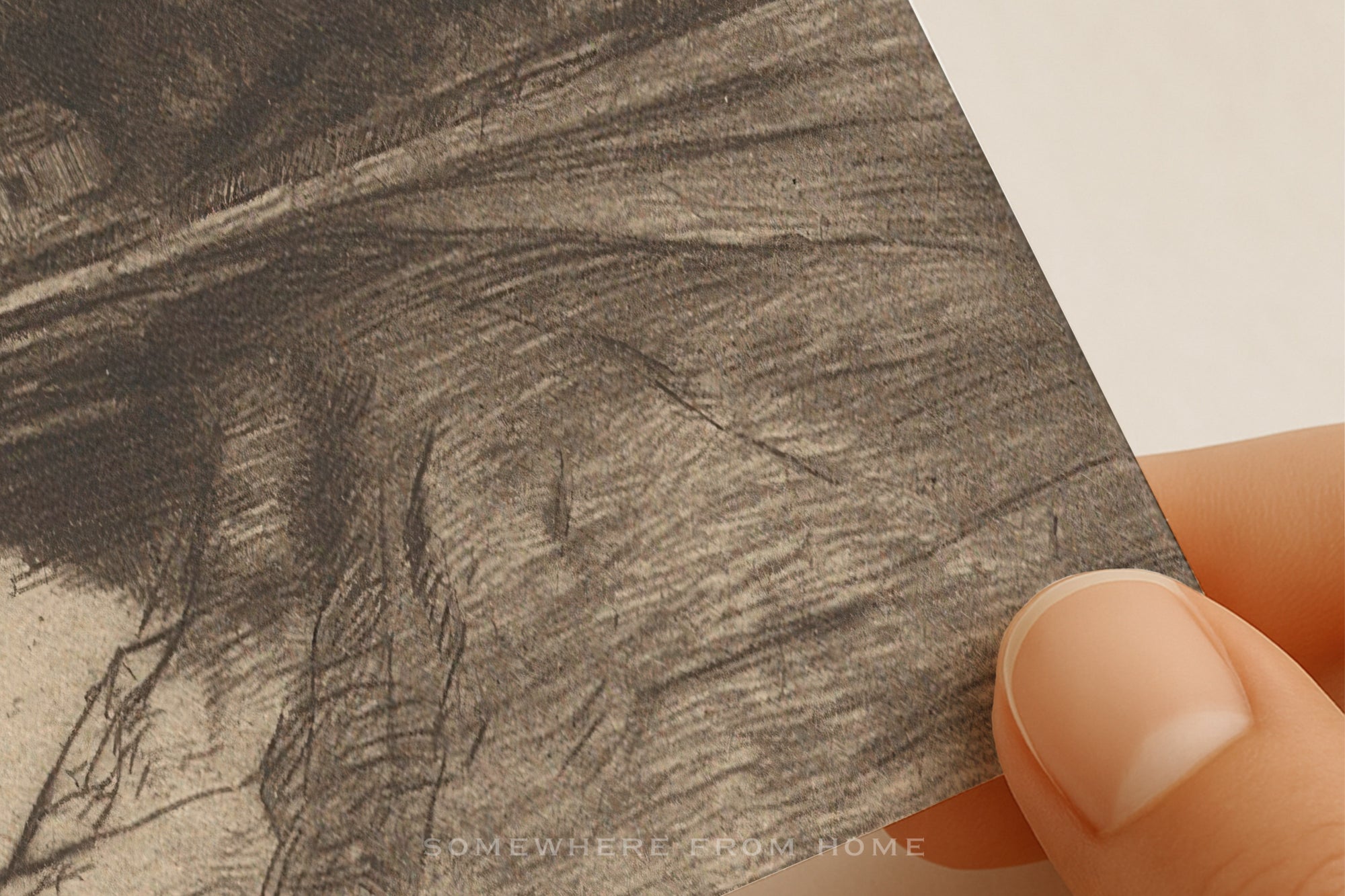 Ridge Study 2 - Moody Landscape Sketch