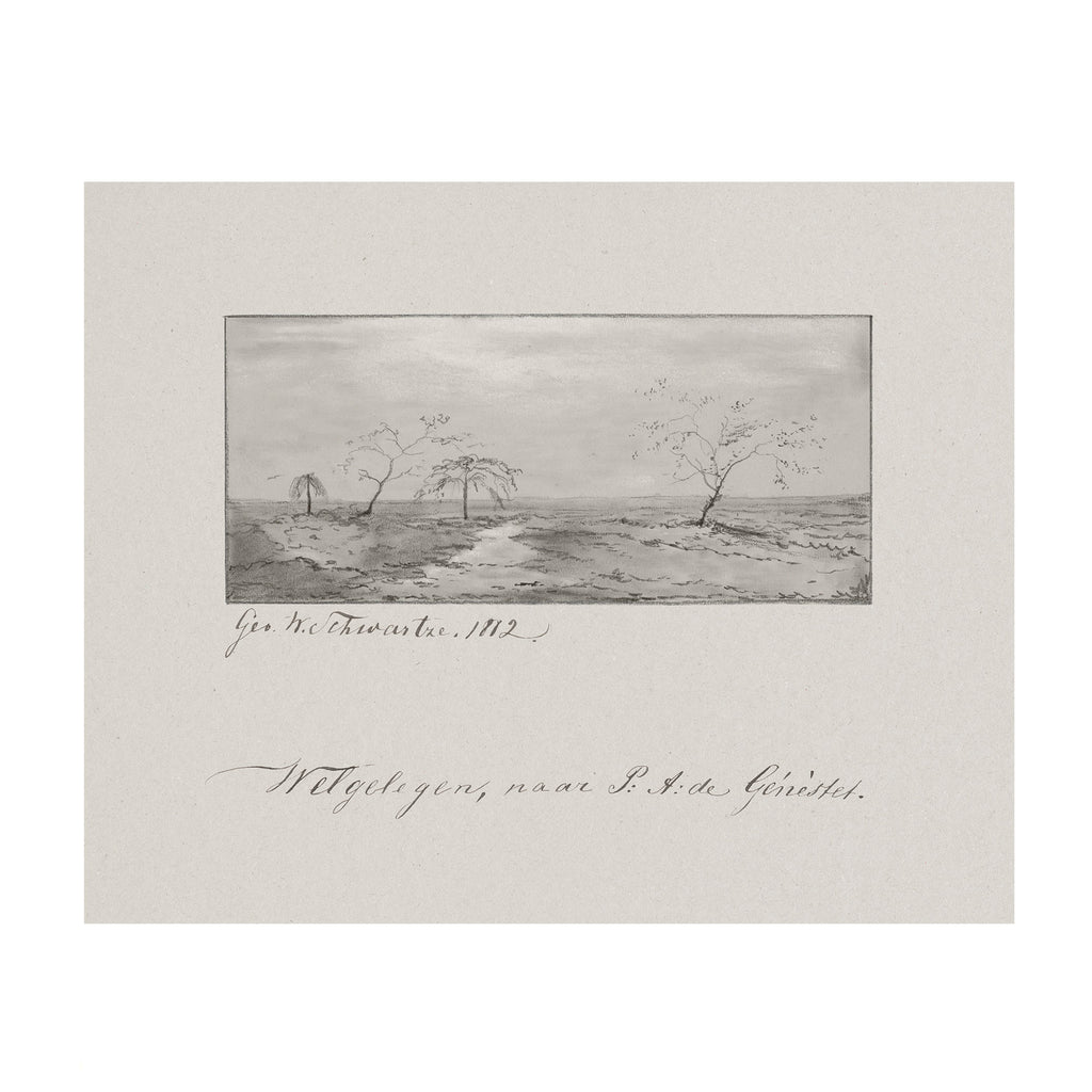 Terrain Study 5 - Vintage Landscape Sketch
