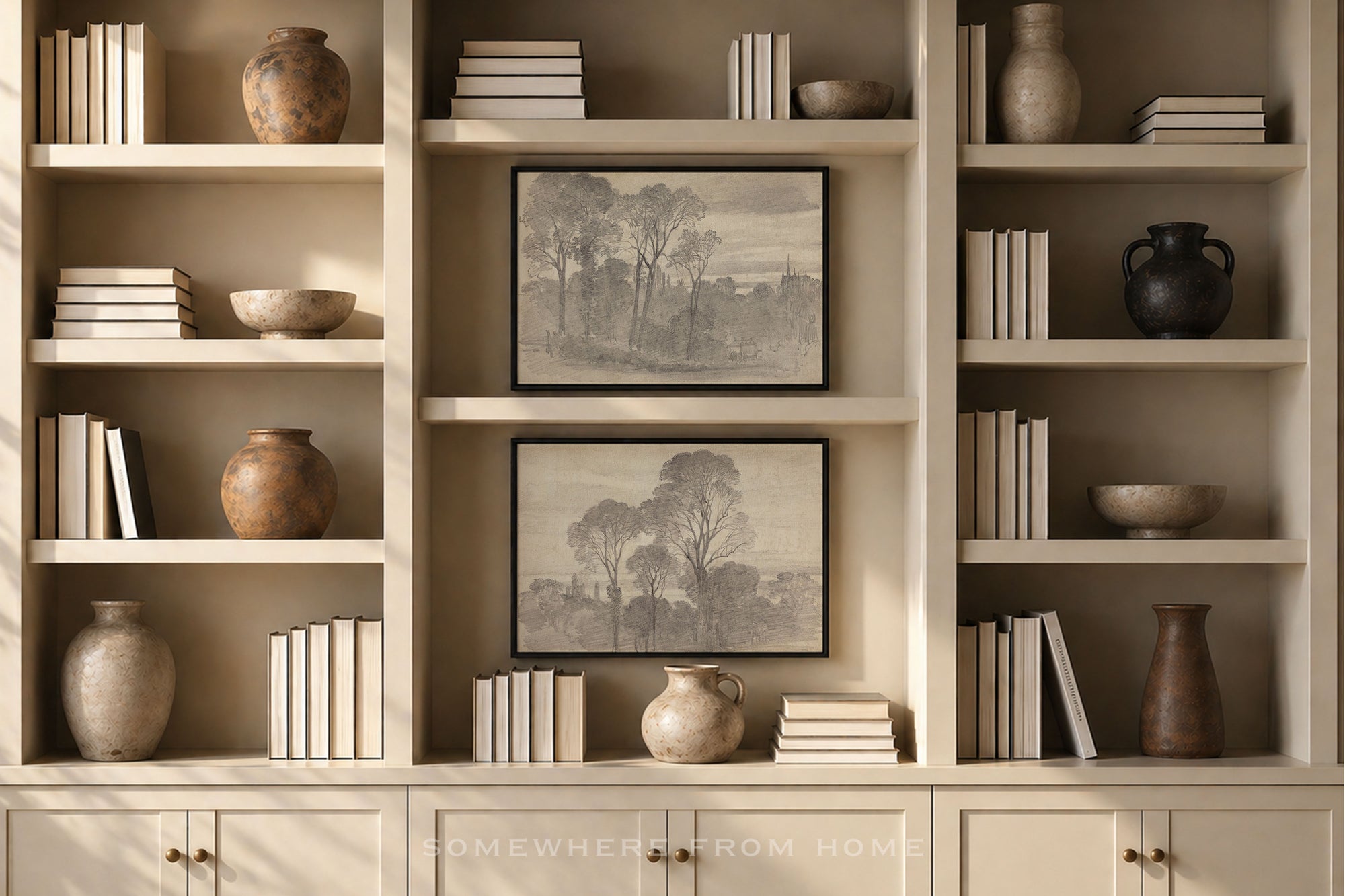 Tree Study Set of 2
