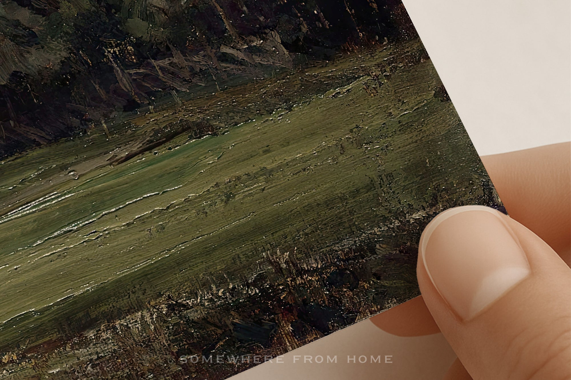 Beyond the Putting Green - Vintage Golf Course Landscape