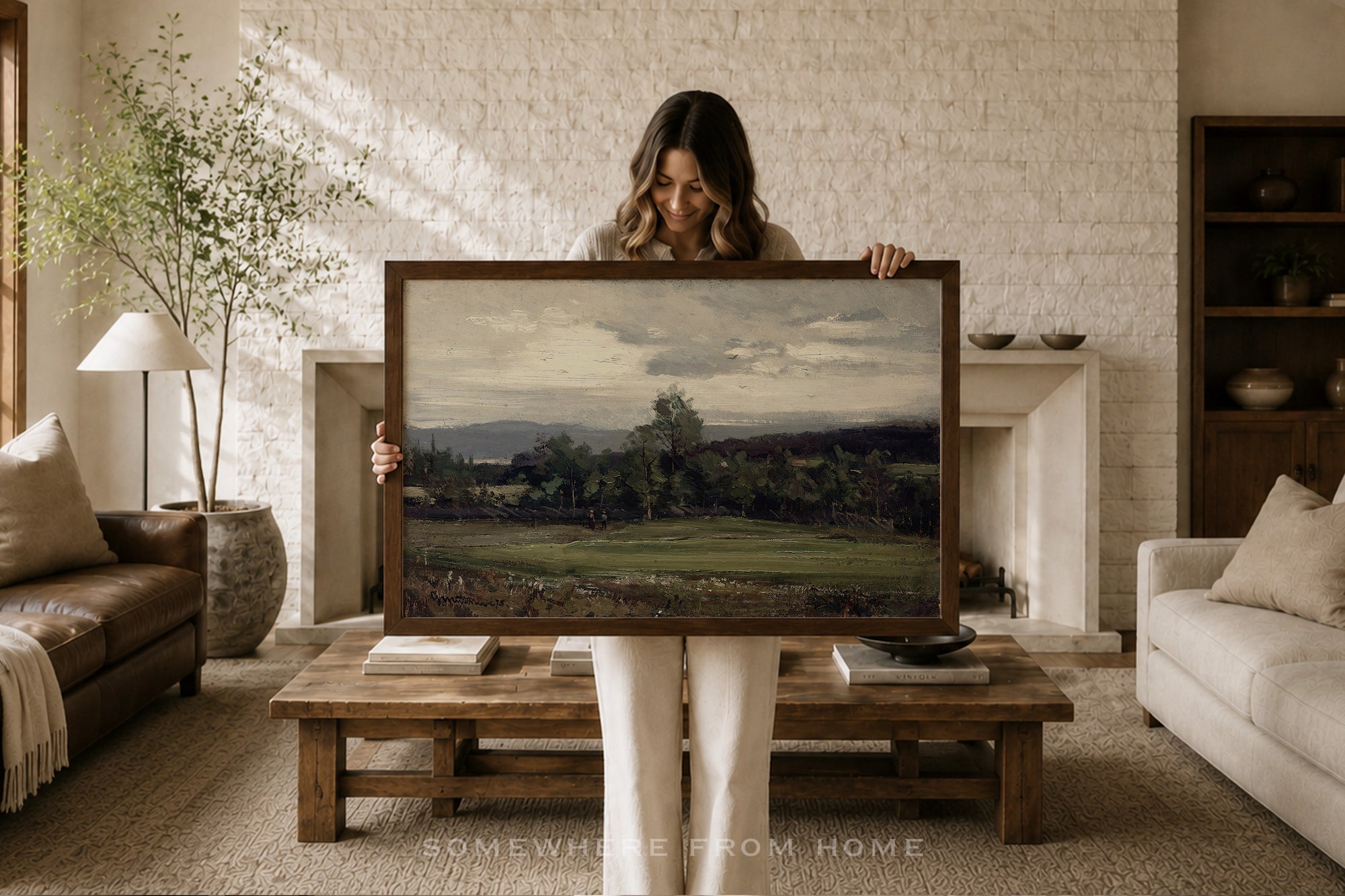 Beyond the Putting Green - Vintage Golf Course Landscape