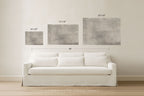 Earthen Quiet – Warm Neutral Textured Abstract Unframed Print