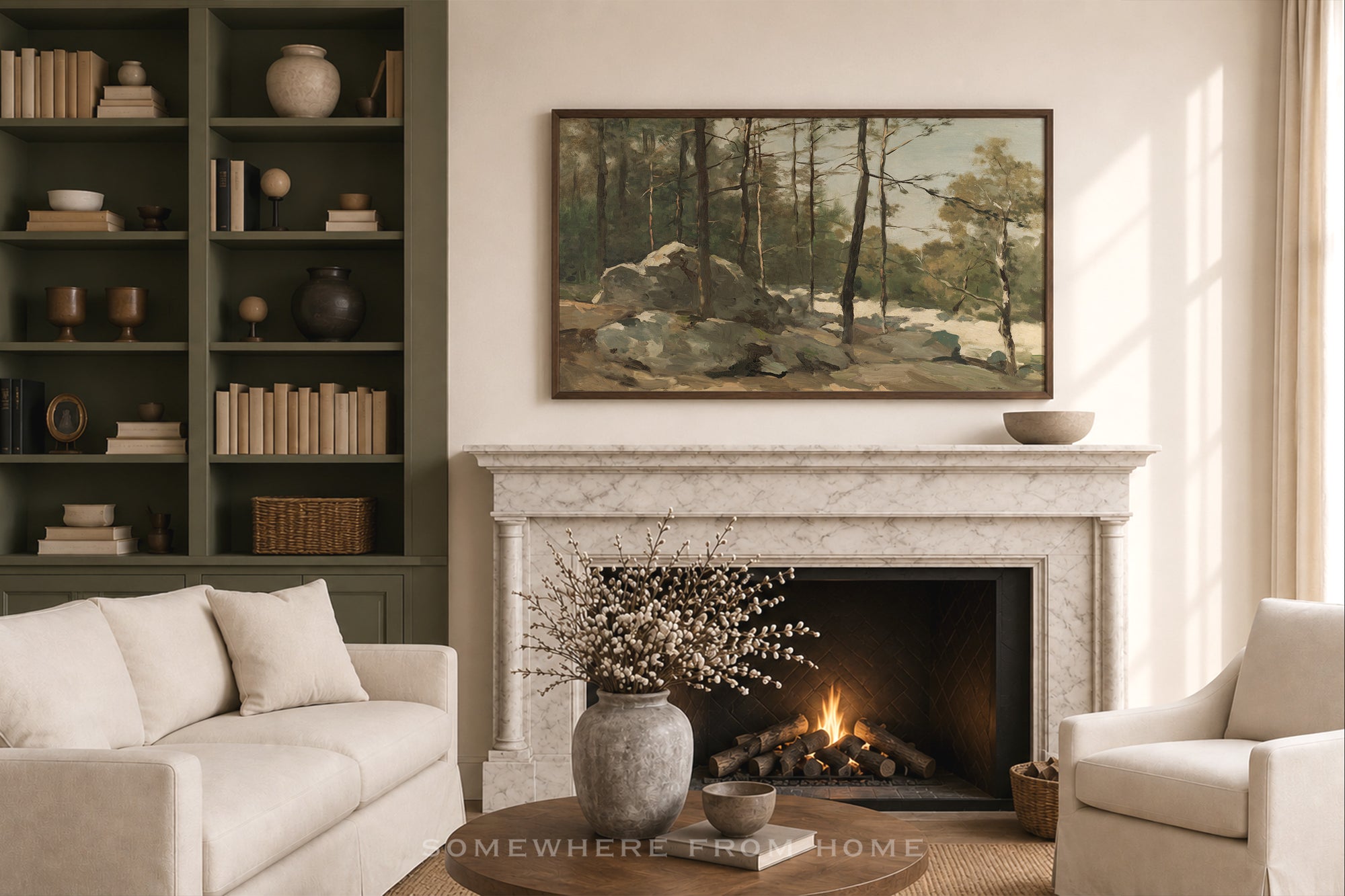 Quiet Pines - Vintage Forest Landscape